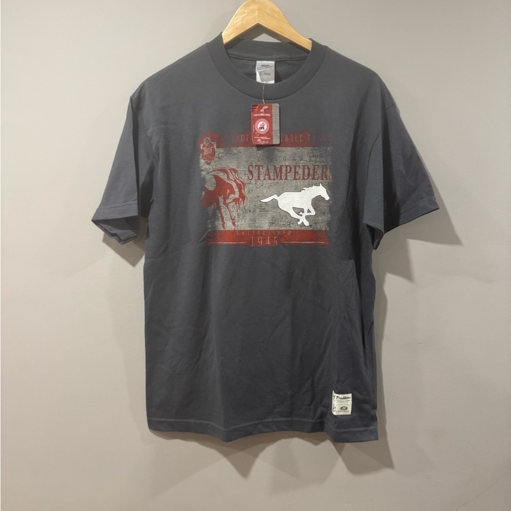Calgary Stampeders Riders CFL Football T-Shirt - NOS
